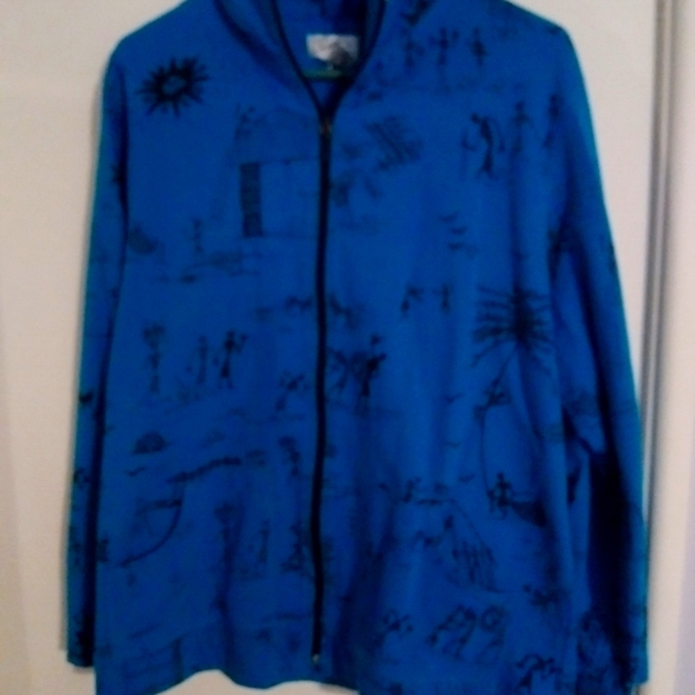 Chico's by hooded jacket size 2